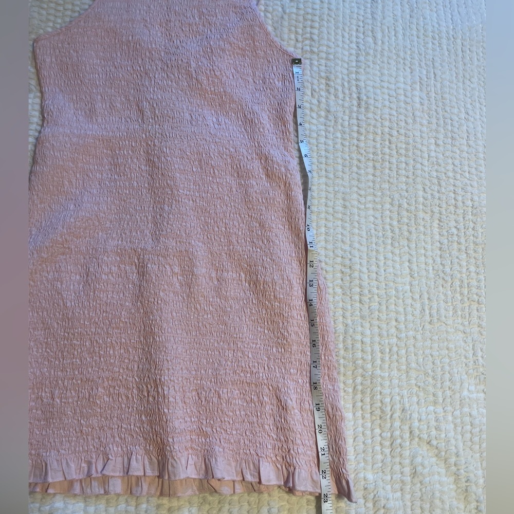 Free People | Lyla Smocked Open Back Strappy Mini Dress in Pink Chalk | NWT - Picture 9 of 16